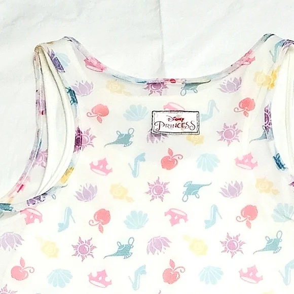 White Tulle Disney Princess Dress, Child Size Large, Lightweight - Picture 5 of 5